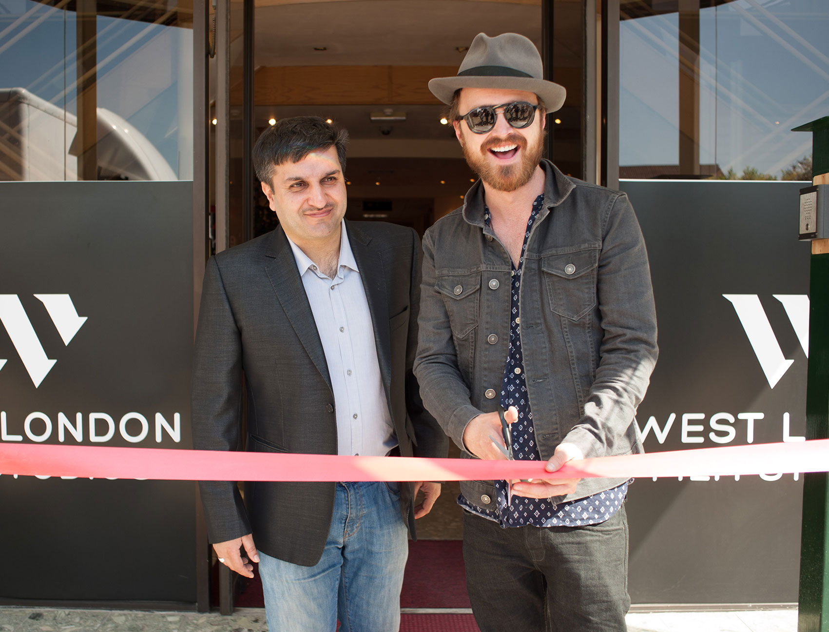 Hollywood Actor Aaron Paul Marks WLFS Grand Opening