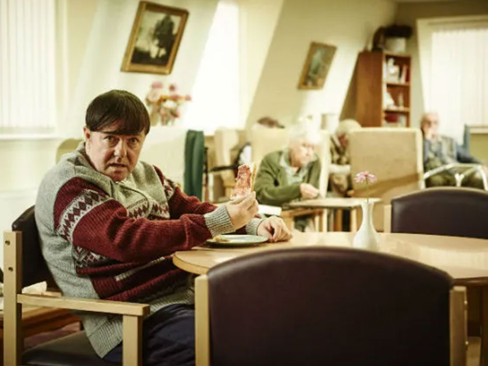 Ricky Gervais Films Derek – Christmas Special at WLFS